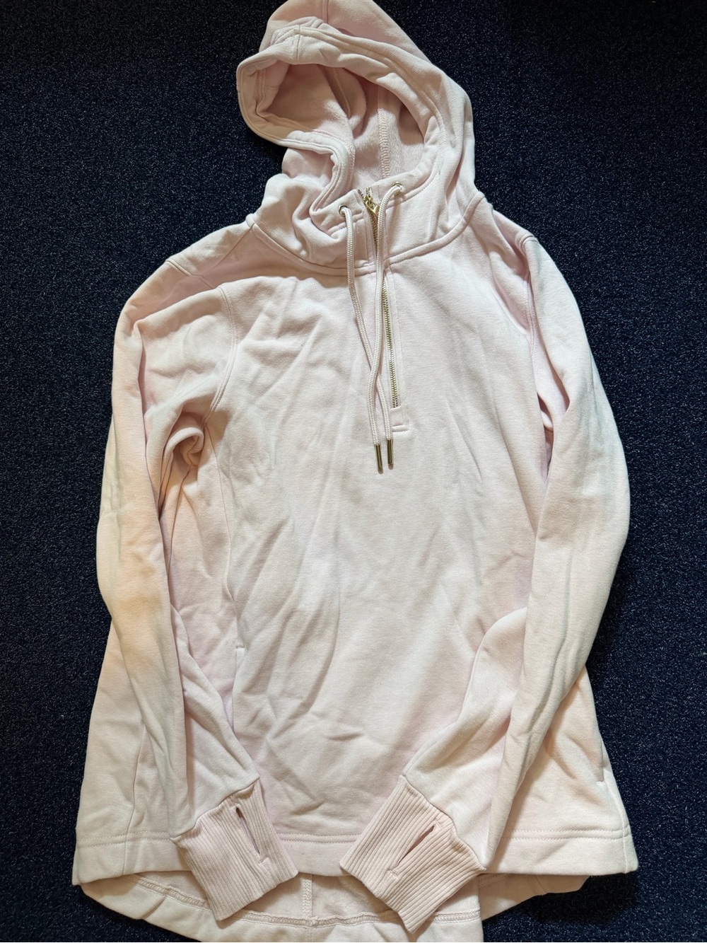 Avia quarter zip hoodie size small light pink